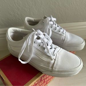 Vans old skool white sneakers